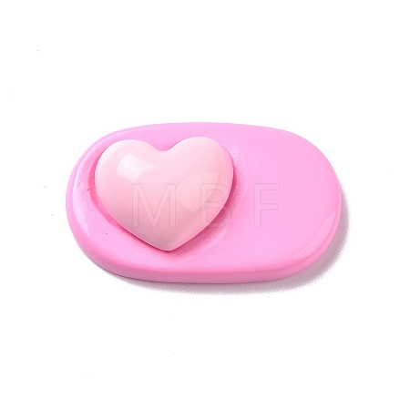 Cute Opaque Resin Cabochons RESI-L037-04B-1