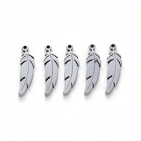 Tarnish Resistant 201 Stainless Steel Pendants X-STAS-N092-13-1