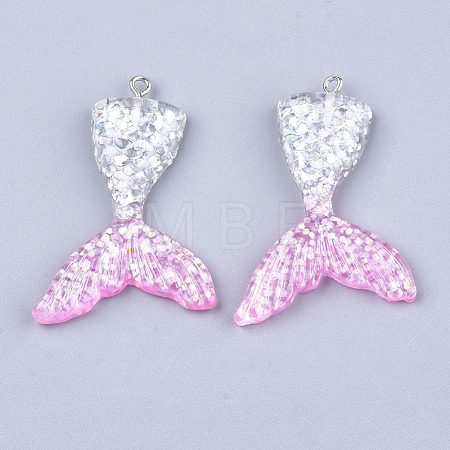 Resin Pendants CRES-T010-68Q-1