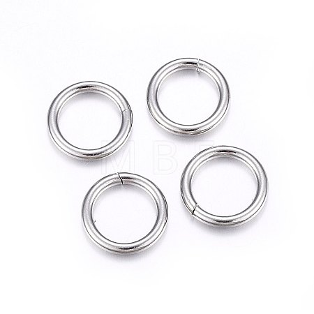 Non-Tarnish 304 Stainless Steel Closed Jump Rings A-STAS-F174-14P-1