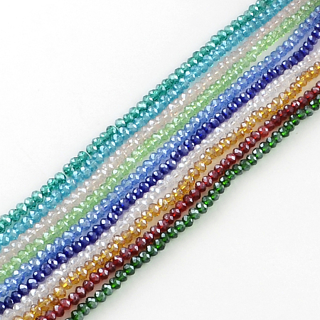 Glass Beads Strands EGLA-GR4MMY-M-1
