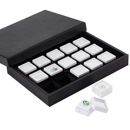 Rectangle Paper Loose Diamond Organizer Trays CON-WH0095-80-1