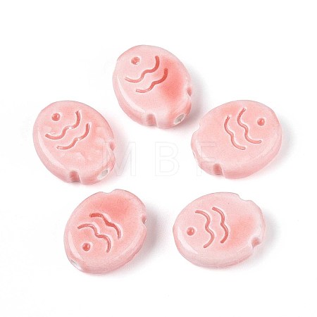 Handmade Porcelain Ceramic Beads PORC-T133-24D-1