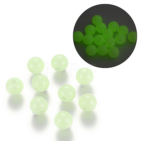 Luminous Acrylic Round Beads LS-LACR-R002-5mm-01-1
