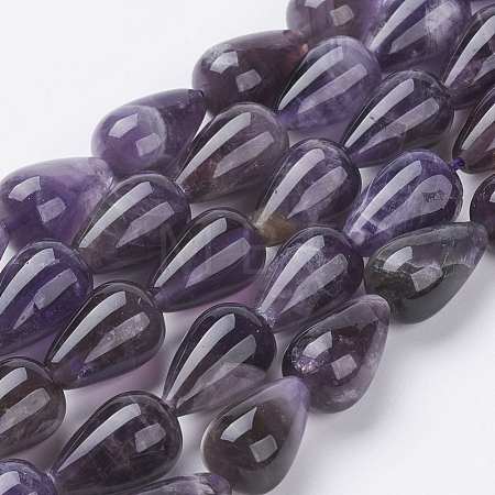 Natural Amethyst Beads Strands G-J374-13-1
