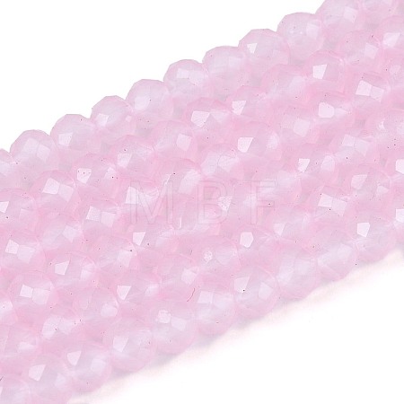 Imitation Jade Glass Beads Strands GLAA-T028-3mm-11E-1
