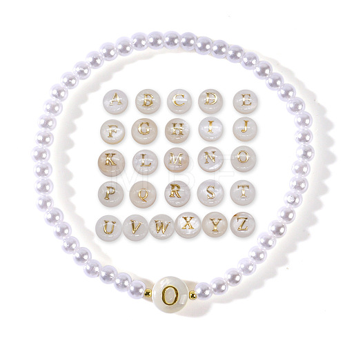 White Imitation Pearl Bracelet NN7430-1-1