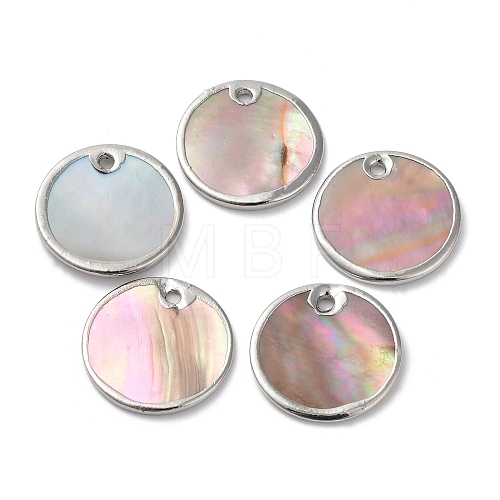 Natural Sea Shell Pendants BSHE-P033-13B-P-1