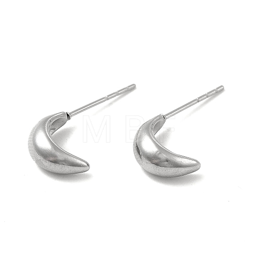 304 Stainless Steel Stud Earing for Women Men EJEW-P216-01P-1