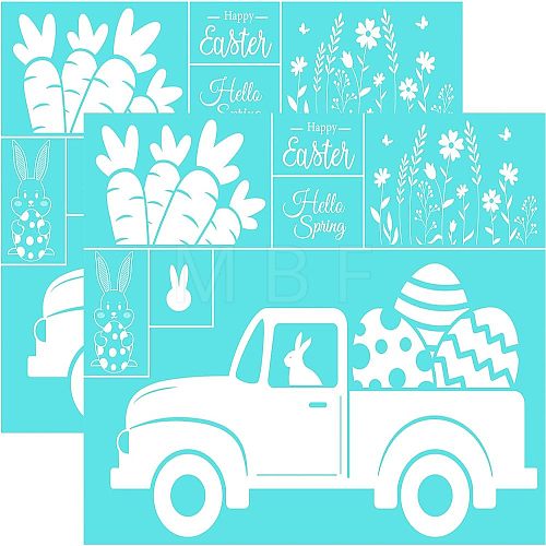 Self-Adhesive Silk Screen Printing Stencil DIY-WH0173-021-09-1