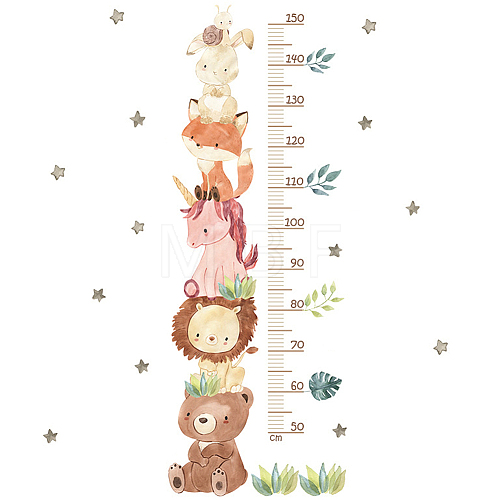 PVC Height Growth Chart Wall Sticker DIY-WH0013-67-1