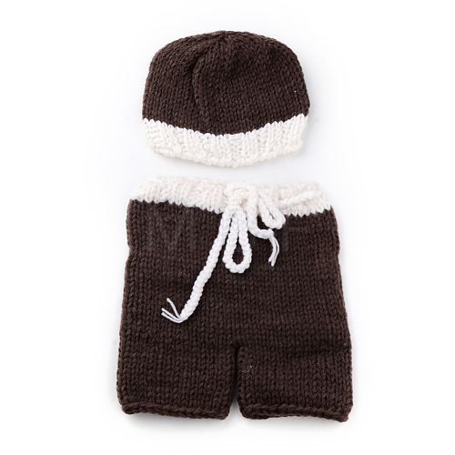 Crochet Baby Beanie Costume AJEW-R030-57-1