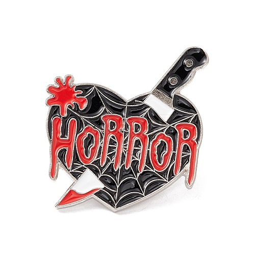 Word Horror Enamel Pin JEWB-H008-14P-1