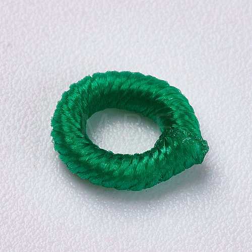Polyester Cord Beads WOVE-K001-B33-1