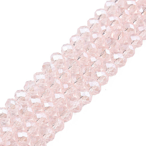 Electroplate Glass Beads Strands EGLA-A044-T4mm-A22-1