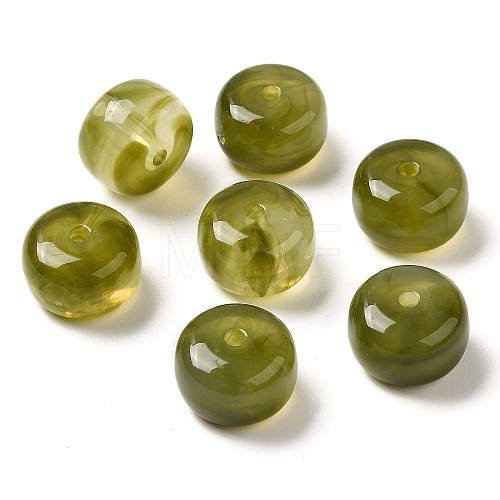 Transparent Acrylic Beads X-OACR-A021-21C-1