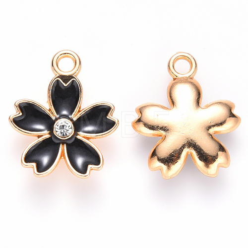 Alloy Enamel Pendants X-ENAM-S121-052A-1