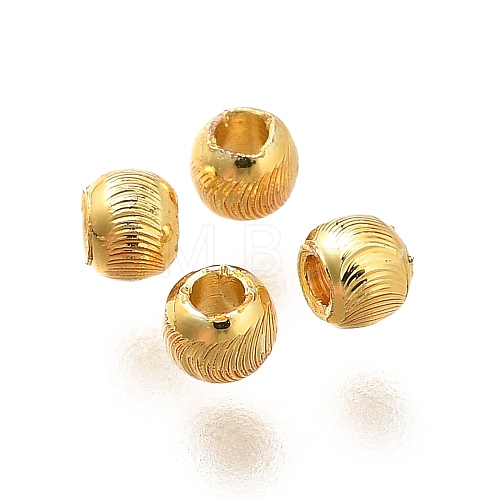 Brass Beads KK-M312-02G-1