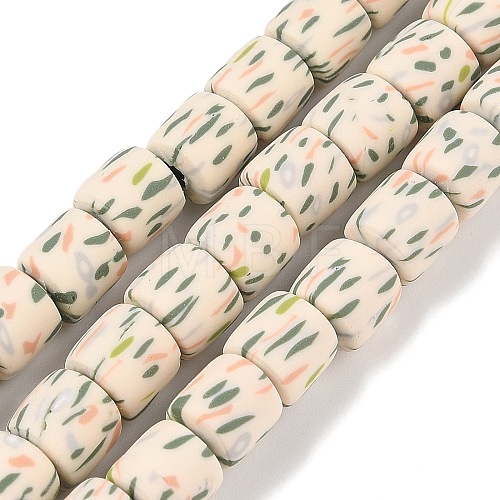 Handmade Polymer Clay Beads Strand CLAY-Z002-01D-1