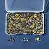 450Pcs 3 Colors Brass Wire Guardian and Protectors KK-FS0001-63-9