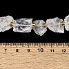 Raw Rough Natural Quartz Crystal Beads Strands G-Z131-J01-01-5