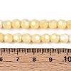 Anti-Tarnish Electroplate Glass Beads Strands X-EGLA-T021-6mm-15-08-4
