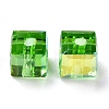 Electroplate Transparent Glass Beads EGLA-B003-01A-02-2