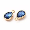 Faceted Glass Rhinestone Pendants GLAA-I051-A06-3