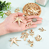 35Pcs 7 Styles Alloy Cabochons & Pendants FIND-TA0010-70-6