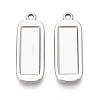 304 Stainless Steel Pendant Cabochon Settings STAS-N108-64P-1