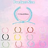 12Pcs Waxed Polyester Cord Bracelets Making AJEW-CJ00021-2