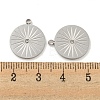 304 Stainless Steel Pendants STAS-L278-022P-3