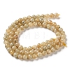 Natural Yellow Garnet Beads Strands G-Z129-C01-5mm-01-3