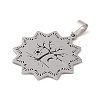 Non-Tarnish 201 Stainless Steel Pendants STAS-s126-05P-2