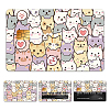 Plastic Waterproof Card Stickers STIC-WH0032-001-1