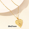 Stainless Steel Heart-shaped Necklace Jewelry DIY Accessories FY2457-10-1