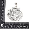 Tibetan Style Alloy Rhinestone Big Pendants FIND-H064-04AS-3