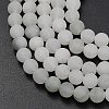 Natural Tianshan Cui Quartzite Beads Strands G-G305-A02-6mm-4