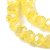 Baking Electroplate Glass Beads Strands LS-DGLA-A039-J6MM-B23-3