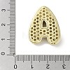 Rack Plating Brass Micro Pave Clear Cubic Zirconia Pendants X-KK-R163-05A-G-3