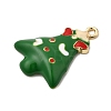 Christmas Alloy Enamel Pendants FIND-Z103-03G-04-2
