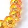Electorplated Glass Beads EGLA-E005-04-1