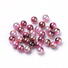 Rainbow Acrylic Imitation Pearl Beads OACR-R065-8mm-A10-1