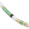 7Pcs 7 Colors Bohemian Adjustable Cylinder Glass Seed Beads Braided Bead Bracelets Set for Women BJEW-MZ00289-4