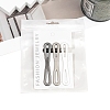 3Pcs Metal Alligator Hair Clips PW-WG201F9-08-1