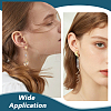 60Pcs 2 Styles Star & Moon 304 Stainless Steel Stud Earring Findings EJEW-PH0001-62-5