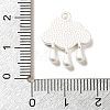 Baking Paint Zinc Alloy with Resin Pendant FIND-Z038-01A-3
