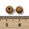 Natural Wood Beads WOOD-C019-6mm-01-3