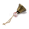 Halloween Iron Bell Hanging Ornaments HJEW-JM02441-4