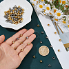 100Pcs 2 Colors Stainless Steel Beads STAS-DC0017-48-3